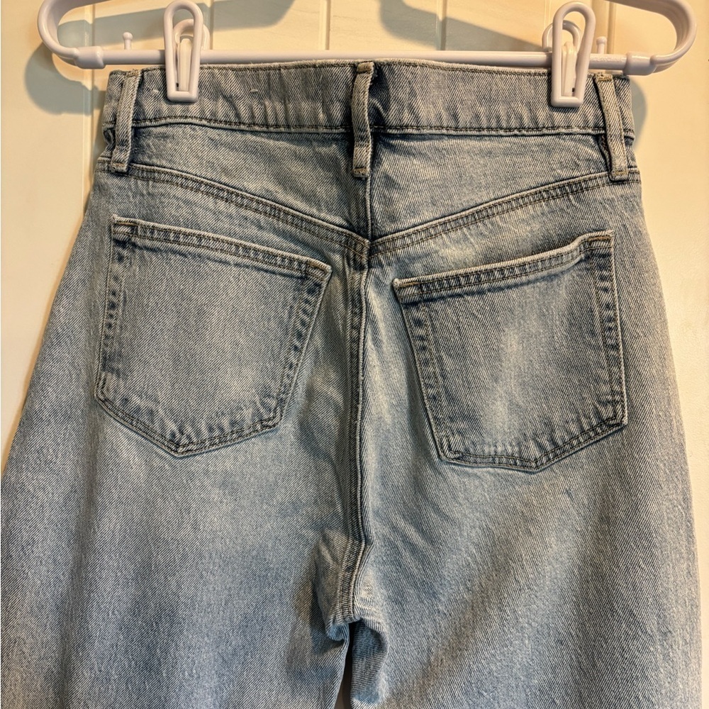 Loft 90s Light Wash Straight Jean Size 24 / 00 - Picture 3 of 6